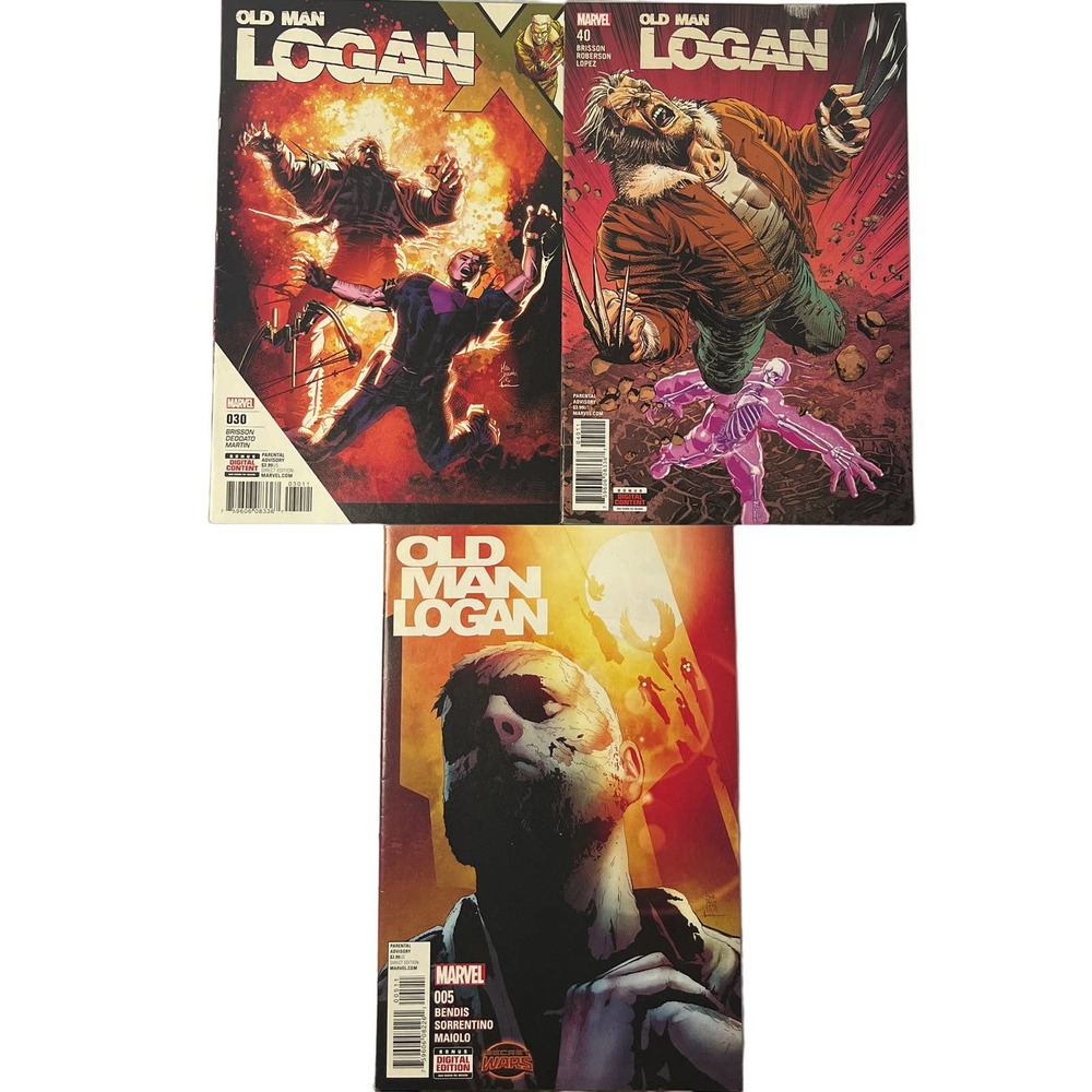 Marvel - Old Man Logan, Set of 3 Comics, Parental Advisory